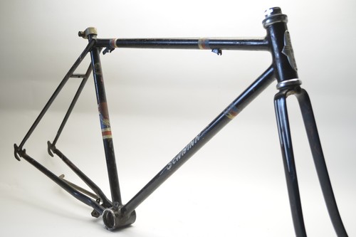 1955 SCHWINN 3 SPEED RACER BICYCLE BLACK 26" WHEEL 20" FRAME & FORK - Picture 11 of 15