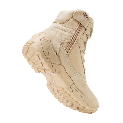 NORTIV 8 Men's Military Tactical Work Boots Side Zipper Leather Combat Boots - Picture 38 of 38