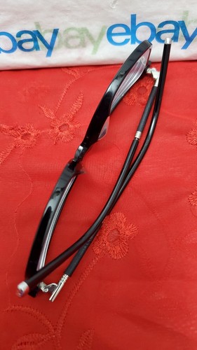 HERITAGE HEOF5019 BX00 Black Silver 53¤16 140 Square Eyeglasses "Frames Only" - Picture 23 of 24