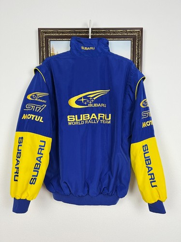 Chaqueta De Colección F1 Team Racing Subaru Racing Azul Hombre Bombardero Ferrari Marlboro L - Imagen 13 de 15
