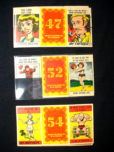1963 Topps VALENTINE FOLDEES cards QUANTITY U PICK AS NEEDED FOR YOUR SET - Bild 8 von 9