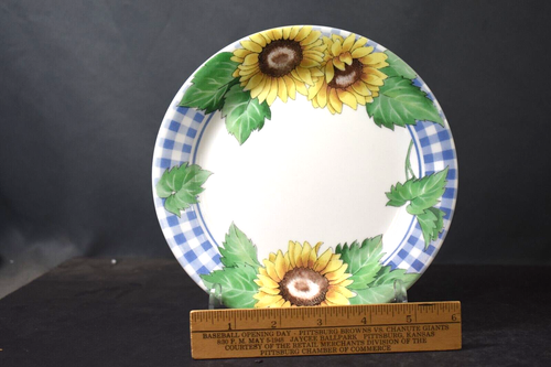 Vintage Corelle Sensations Muster Sonnenblume 7 1/4 Zoll Dessert Brot Teller - Bild 2 von 4