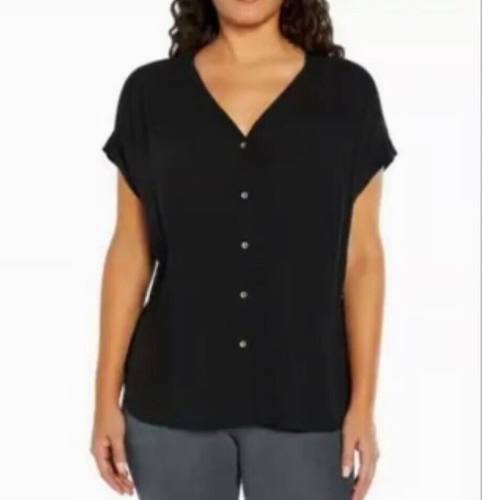 Orvis Women's Short Sleeve Button Front Blouse Shirt - Picture 19 of 23