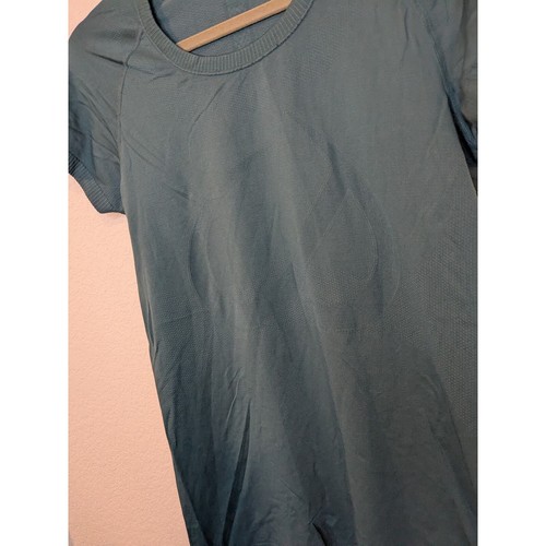 CRZ YOGA Women's Size Small Twilight Blue Short Sleeve Activewear T Shirt - Picture 2 of 5