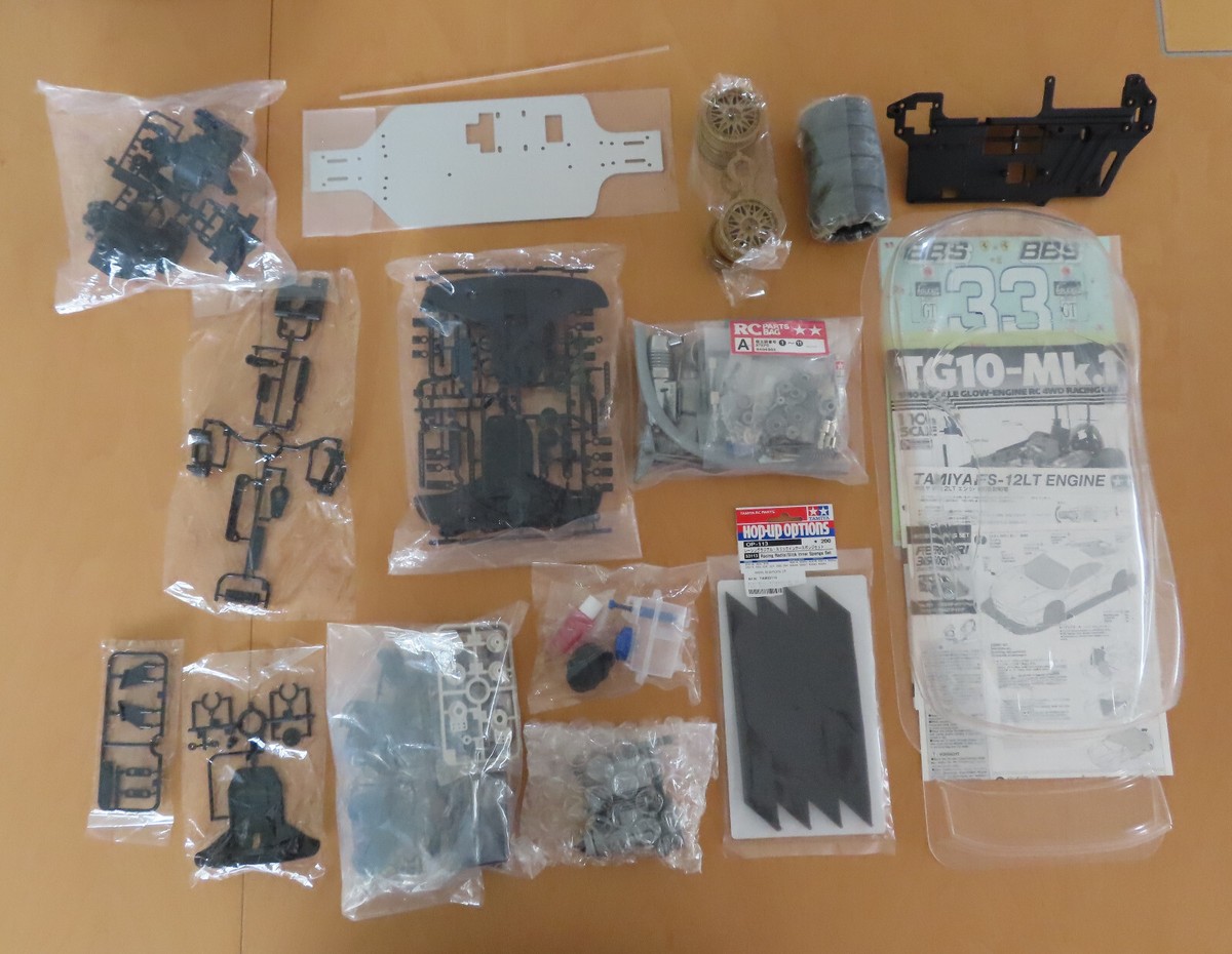 Tamiya RC Kit 1/10 Ferrari 360GT Glow Engine TG10-Mk.1