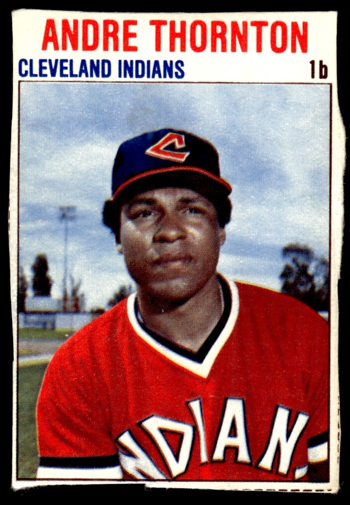1979 Hostess Baseball Card Andre Thornton Cleveland Indians #93 EX
