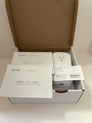 TP-LINK Powerline Kit AC1750 Wi-Fi Range Extender & AV1200 TL-WPA8730 TL-PA8010P - Picture 2 of 9