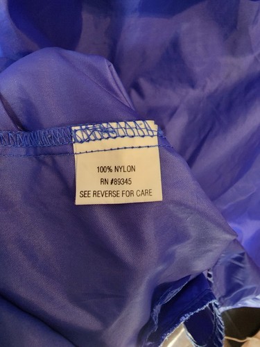 Sony Handycam Promo Jacket Men's XL Blue Hooded Anorak Windbreaker Vtg 90s - Picture 9 of 9