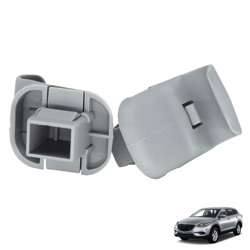 Pair For Mazda 3 5 6 CX-7 CX-9 RX-8 MPV Gray Car Sun Visor Clip LC6269261B77 - Imagen 1 de 4