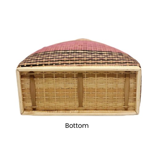 Bag Bamboo Hand Women Handbag Vintage Handicraft Natural Thai Artisan Small - Picture 4 of 8