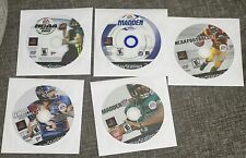 NCAA 08 07 03 Madden 01 06Football Bundle (Sony PlayStation 2, PS2) - DISC ONLY