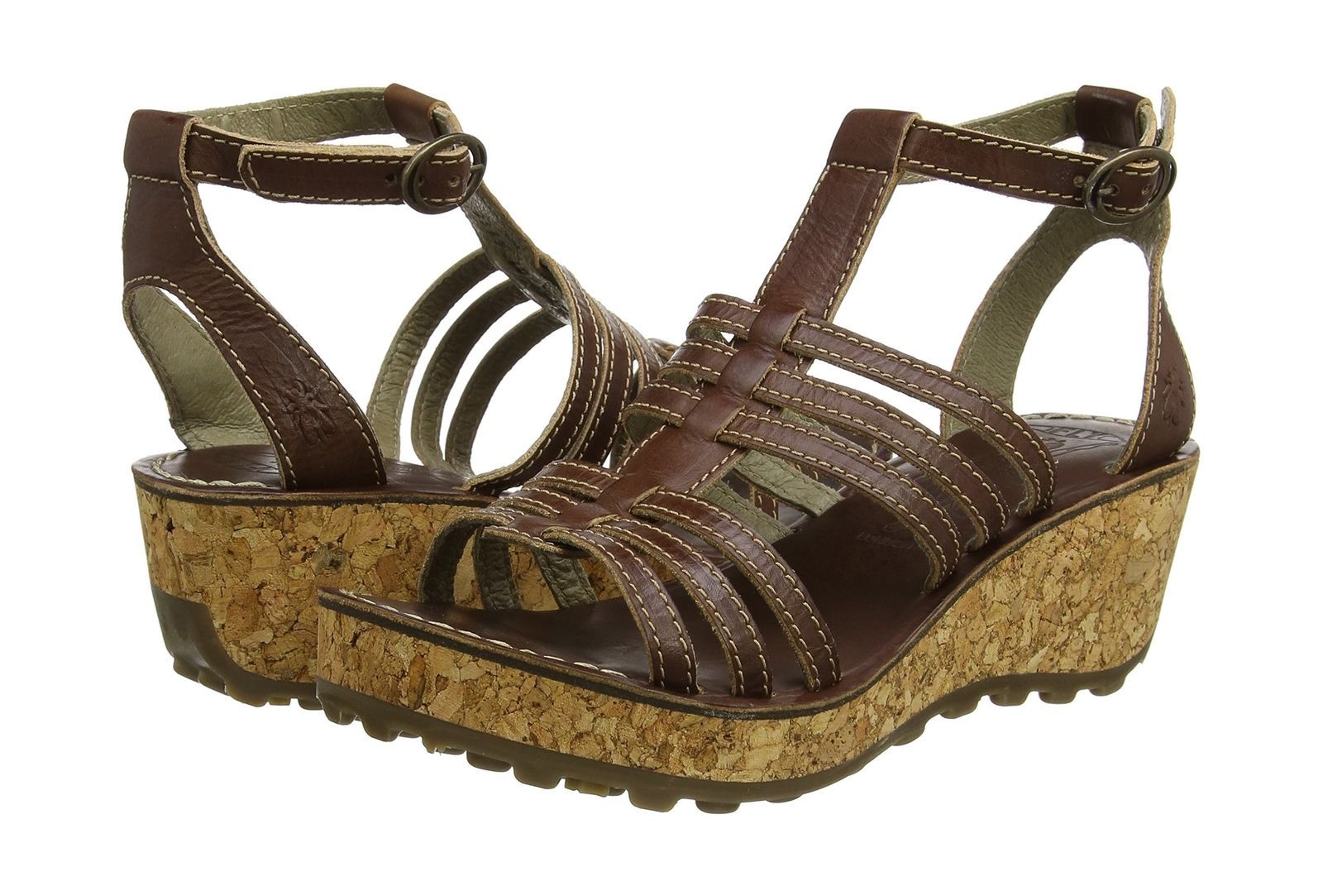 FLY LONDON GIVO942FLY LEATHER PLATFORM WEDGE SANDALS UK 8 EUR 41 BNIB FLY LONDON GIVO942FLY LEATHER PLATFORM WEDGE SANDALS UK 8 EUR 41 BNIB