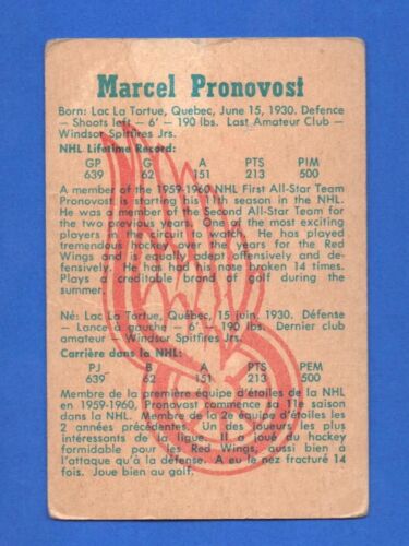 1960-61 PARKHURST 60-61 PARKIES NHL HOCKEY CARD 1-61 SEE LIST - Bild 87 von 223