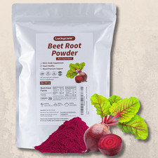 2 LB Organic Beet Root Powder Raw Non GMO Pure Beta Vulgaris Nitric Oxide Booste