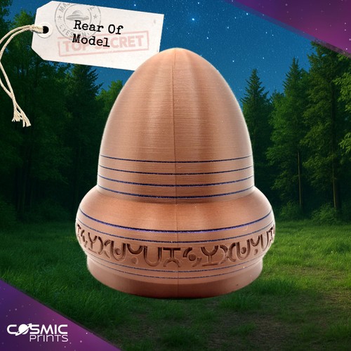 UFO Model – Kecksburg UFO Crash Acorn 1965 – UAP Model - Spaceship – 3D Printed - Picture 4 of 6