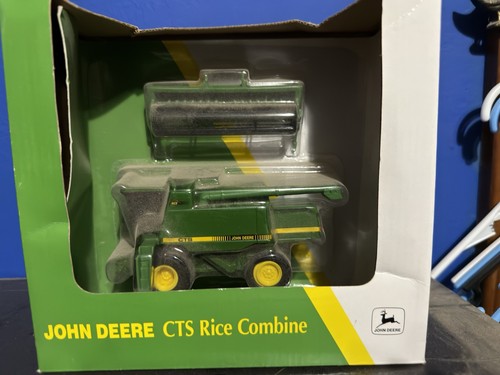 (NEU) Vintage Ertl John Deere Mähdrescher CTS II Maximizer Reis Maßstab 1:64