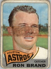 1965 Topps #212 Ron Brand - POOR