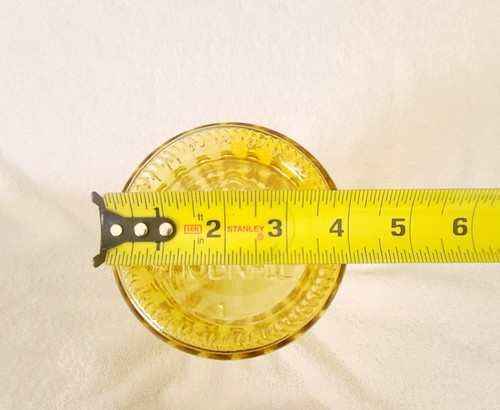 Vintage Golden Yellow Amber Decorative Bottle Vase DPS Hobnail Free Shipping! - Picture 10 of 11