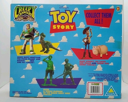 Disney Toy Story Creepy Crawlers Buzz & Rex Mold Figures 1996 - New & Sealed! - Picture 2 of 5