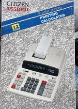 Vintage Rare CITIZEN 310DPII / 355 DPII Printing Calculator NEW in BOX