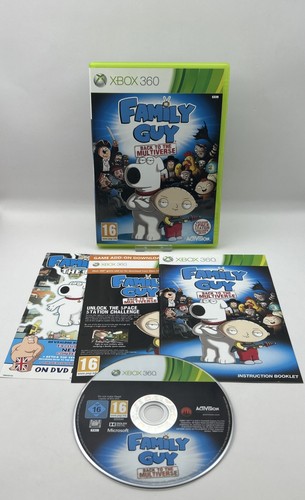 Family Guy Back to the Multiverse (Microsoft Xbox 360 2012) komplett sehr guter Zustand PAL CIB