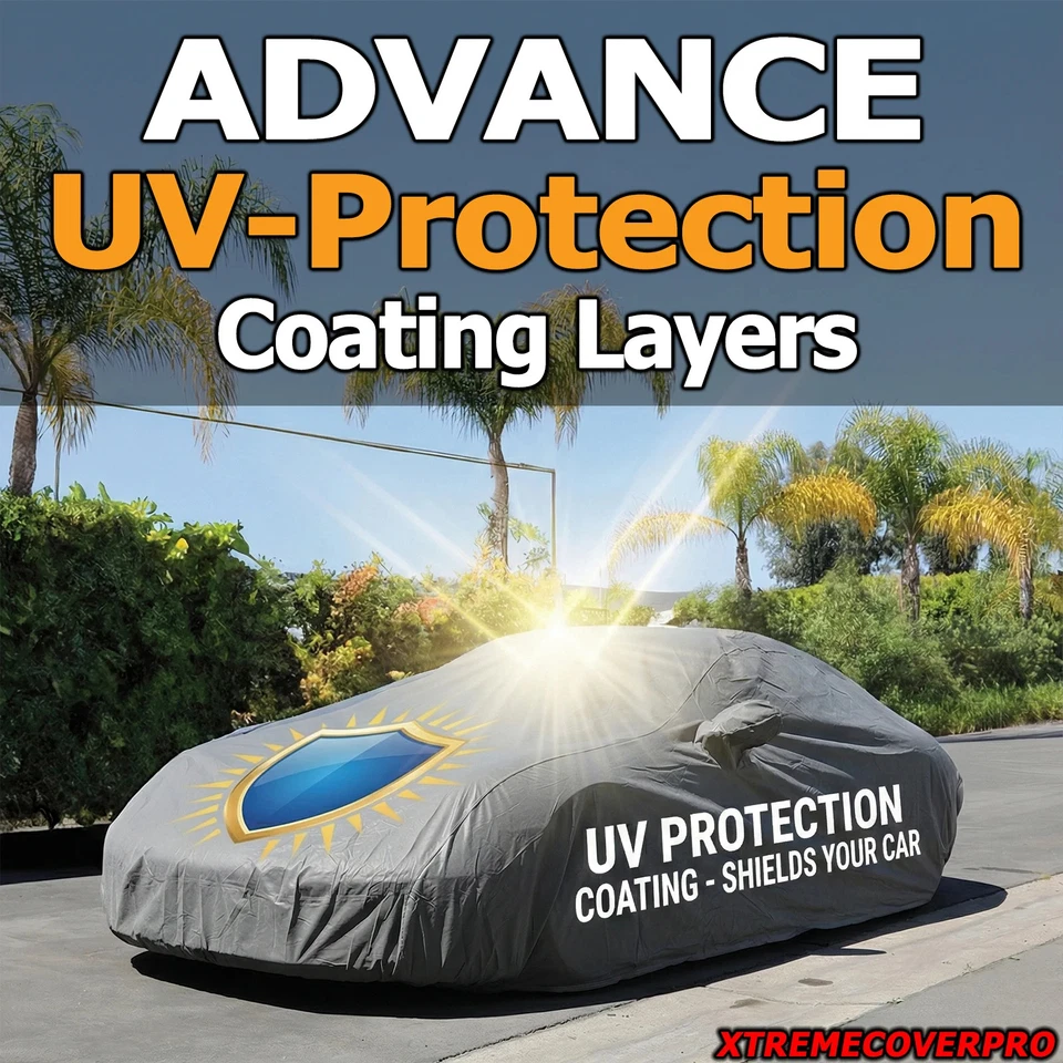 FUNDA COCHE IMPERMEABLE CON BOLSILLO ESPEJO para 2019 2018 2017 2016 2015 Infiniti QX80 Foto 3 de 4