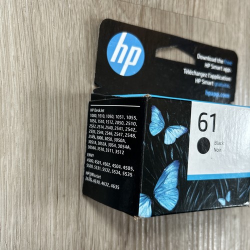 HP 61 Black Ink Cartridge New Sealed Genuine Original OEM Expired April 2024 - Picture 7 of 7