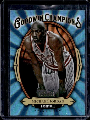 2020 Upper Deck Goodwin Champions Michael Jordan Basketball Blue #/499