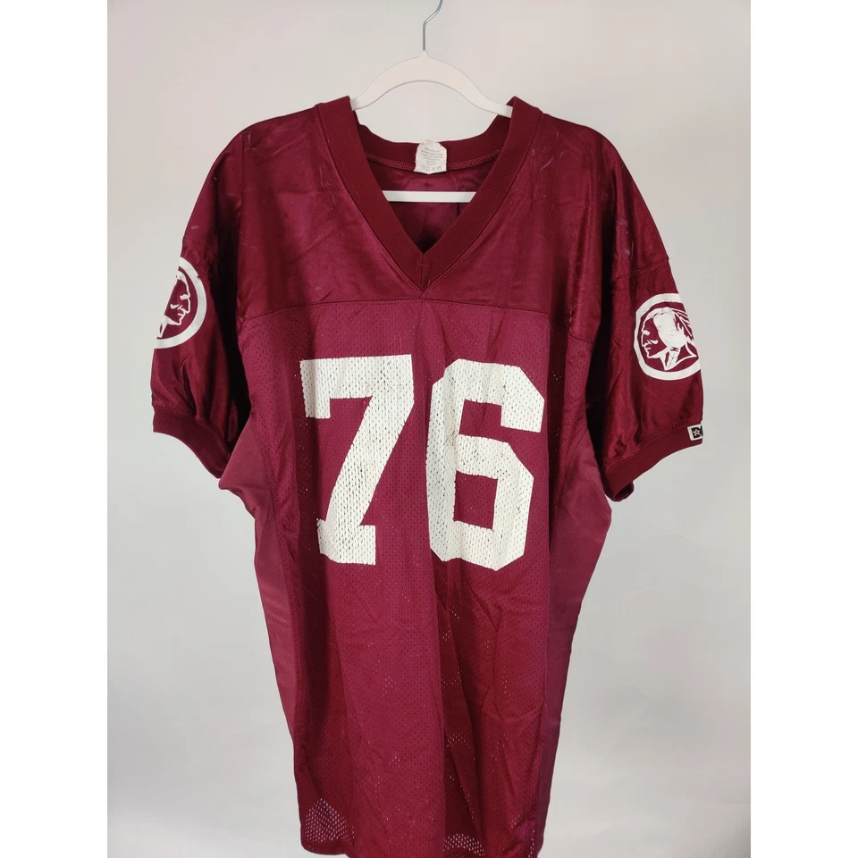Camiseta para hombre Allison Athletic Washington Redskins #76 XXL borgoña - usada Foto 4 de 4