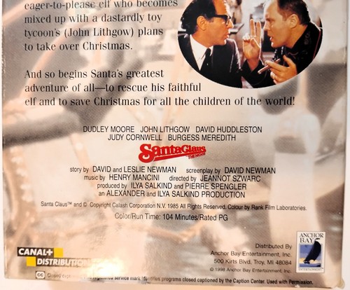 Santa Claus - The Movie (VHS, 1998) Dudley Moore Christmas Holiday Family Comedy - Picture 8 of 10