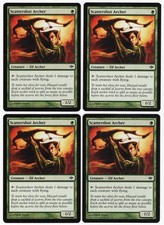 Scattershot Archer x4 4x 2009 Conflux PLAYSET Green Common Creature MTG NM AZ1