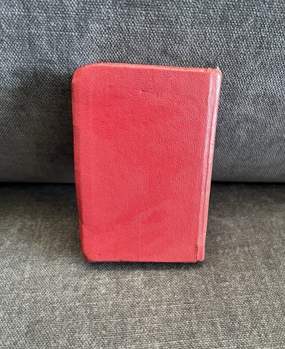 Vintage 1971 Collins Pocket English German Dictionary Red Cover - Picture 6 of 6