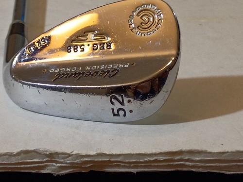 CLEVELAND PRECISION FORGED Reg. 588 WEDGE 52* 52.8 Tour Zip Grooves -WEDGE FLEX - Picture 2 of 8