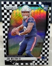 2024 Panini Prizm Black & White Checkerboard Joe Milton III RC