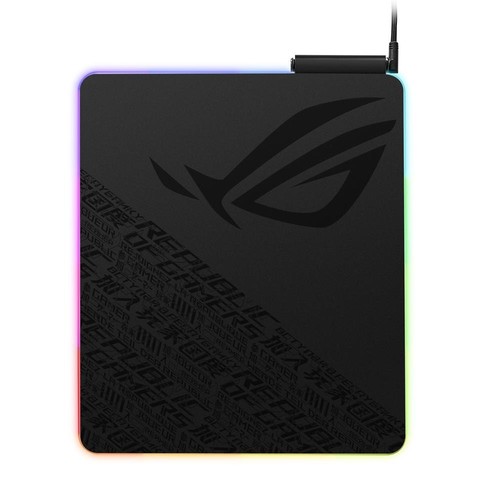 ASUS ROG Balteus RGB Gaming-Mauspad Aura Sync USB-Passthrough rutschfest - Bild 5 von 5