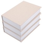  3 Stück gefälschte Leinenbücher, Fotografie-Requisite, falsche Buchbox,