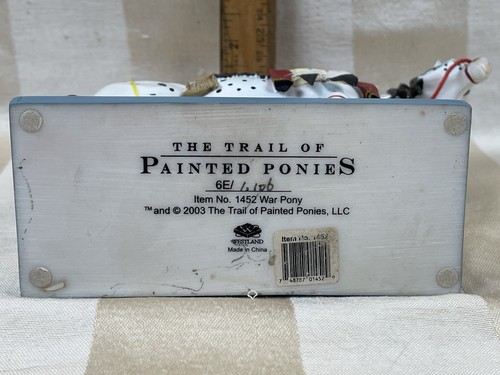 2003 Trail of Painted Ponies 1452 WAR PONY 6E/ 1106 Westland Appaloosa Horse - Picture 5 of 5