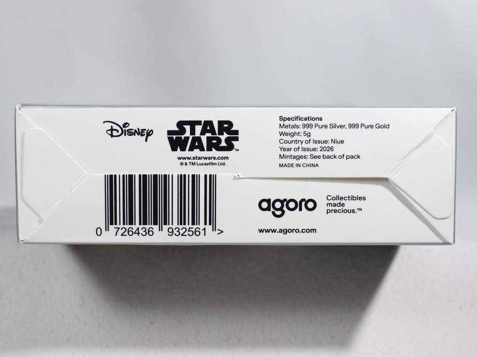 NobleSpirit Agoro Star Wars R2-D2 5g 999 Pure Silver Blind Box Opened ...