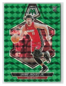 Jaime Jaquez Jr. 2023-24 Panini Mosaic Green RC Rookie #246-HEAT