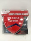 Red Shield Dummy Outdoor Bell Box Security Alarm Deterrent Single Unit Sealed