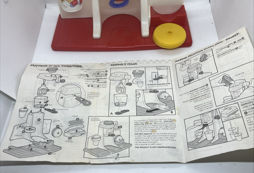Vintage 1993 McDonalds Hamburger Shake Maker Spielset Happy Meal funktionstüchtig - Bild 4 von 16