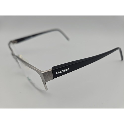 Lacoste LA12001 Titanium GR Half Rim Eyeglasses Frame 51-19-140 - Picture 2 of 6