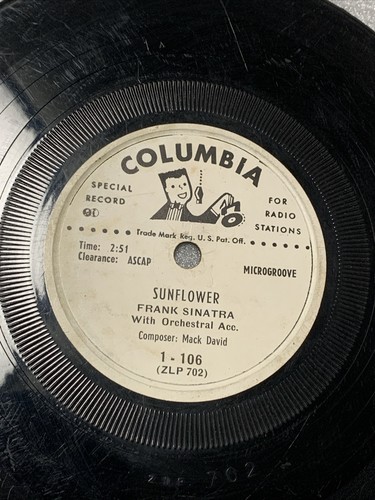 Frank Sinatra - Sunflower / Once In Love With Amy 7” Record (1949) Promo (1-106) - Foto 24 di 24