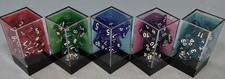Chessex Polyhedrals: Translucent Blue/White