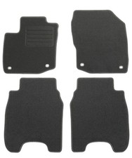 Fußmatten Set für Honda Civic 9 2012-2017 Autoteppiche mit 100% Passform Schwarz