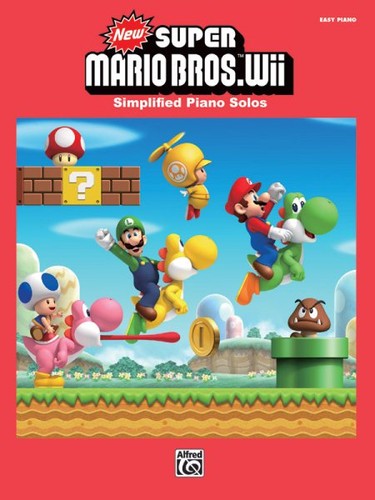 New Super Mario Bros. Wii : Simplified Piano Solos, Paperback by Kondo, Koji ... - Picture 1 of 1