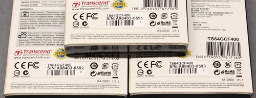 Transcend 400X 64GB Compact Flash CF Sealed Premium Memory Card - Picture 3 of 3