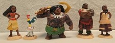 Disney Moana Island Figurine Set 5 Figures Maui Pua Hei Hei Sina Tui 2017 Jakks