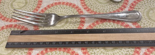 Wallace Continental Perlen 5er Set Tafelgabeln Gabel 18/10 Edelstahl Besteck - Bild 6 von 6