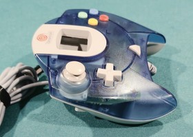 Sega Dreamcast Controller BLUE HKT-7700 Official OEM Authentic Complete rebuild
